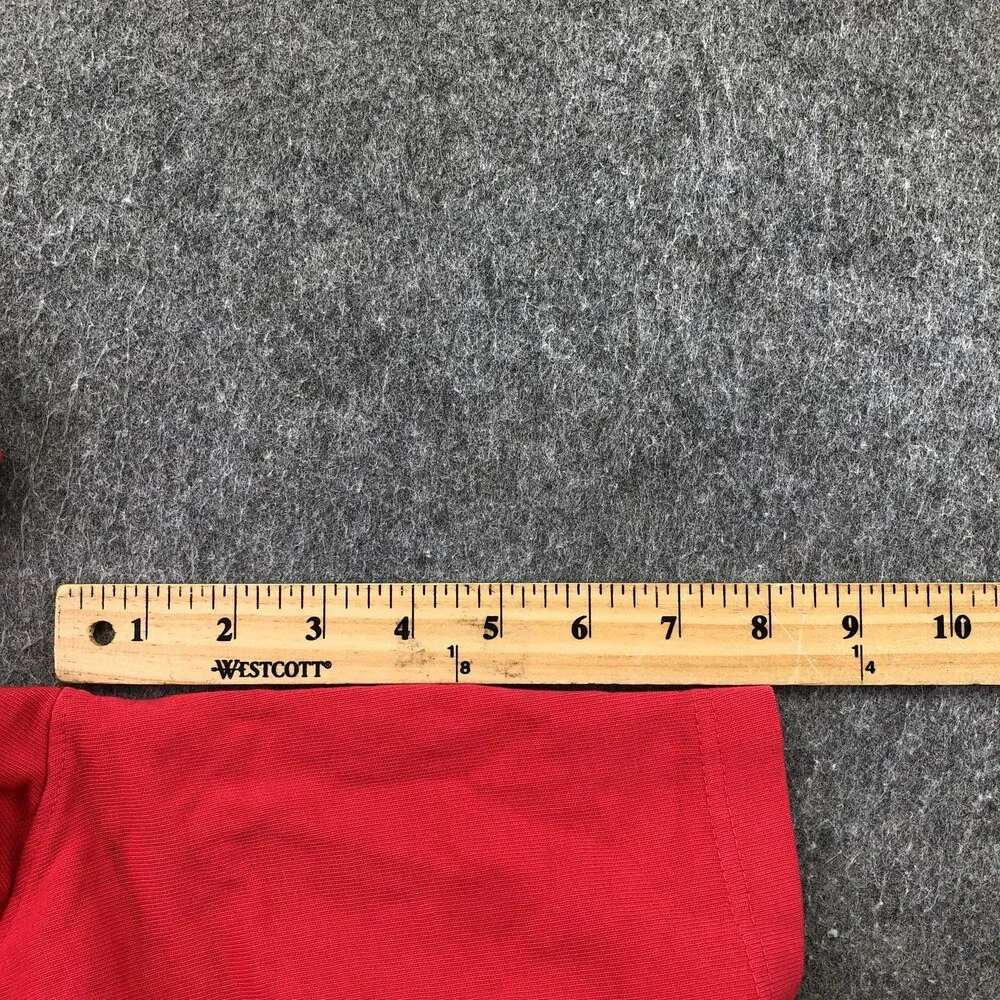 Politics Shorts Mens Large Red Sweat Elastic Waist 10 Inseam Casual Summer